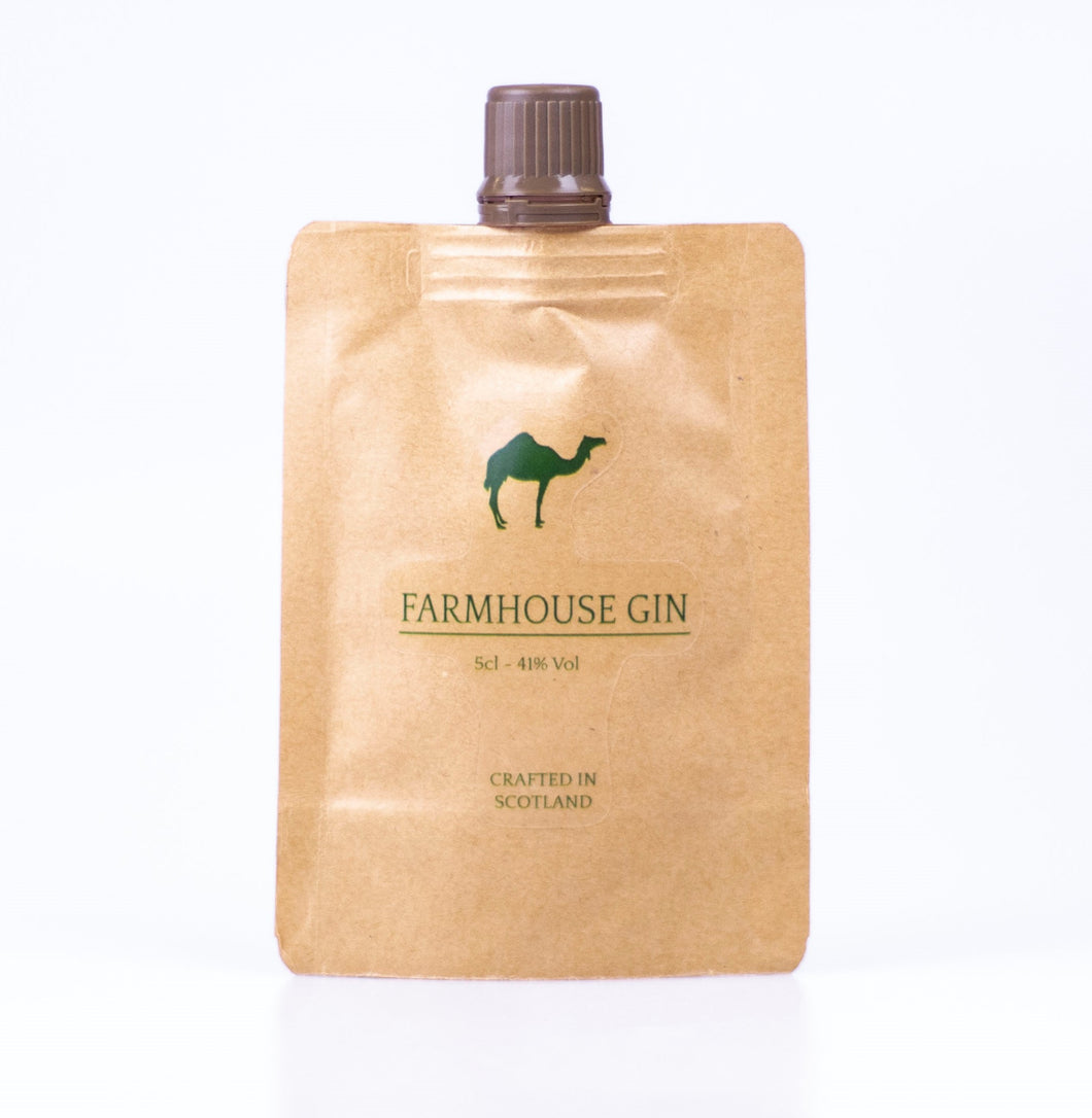 Farmhouse Gin: London Dry Gin 5cl pouch 41% ABV